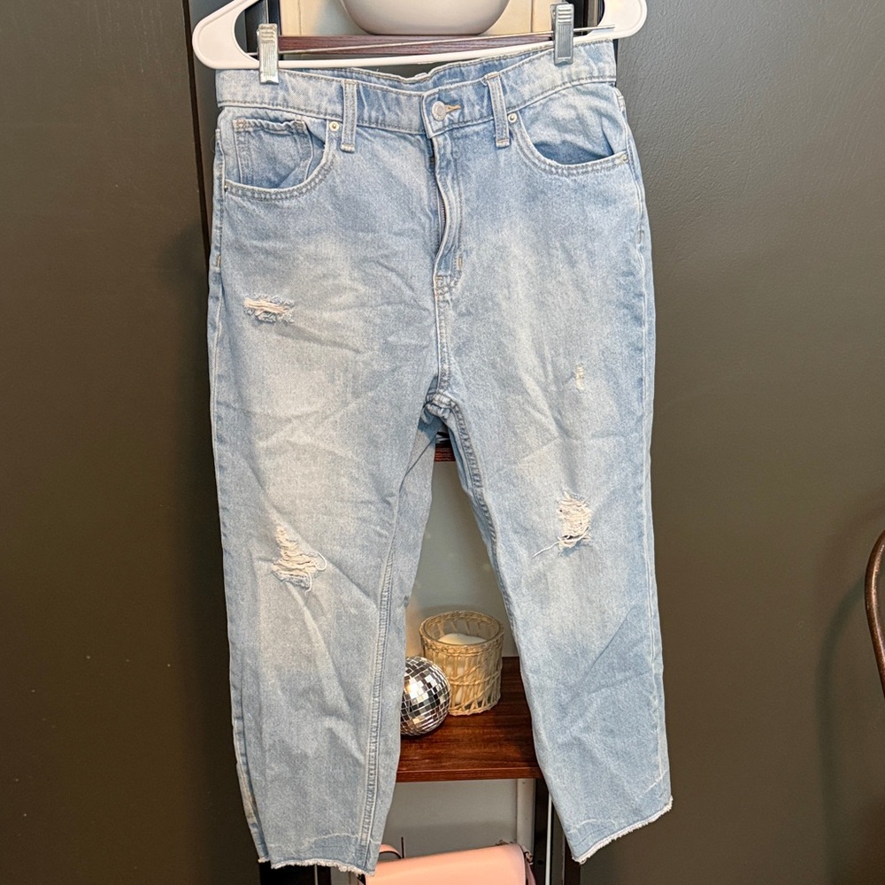 Old Navy Light Blue High-Rise Jeans